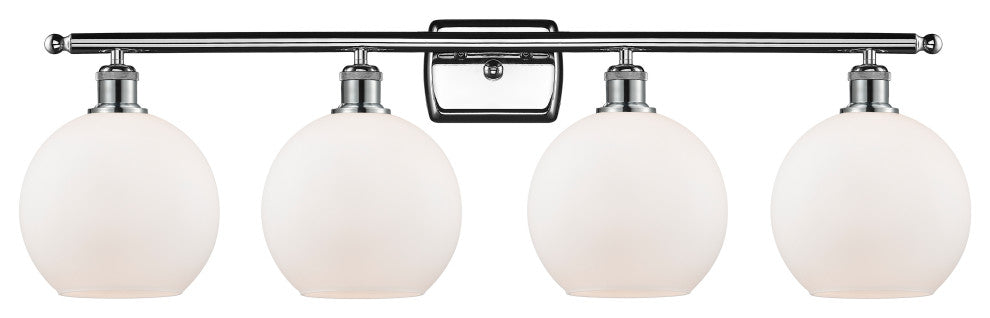 Innovations Lighting 516-4W-PC-G121-8 Athens 4 Light 36" Bath Vanity Light