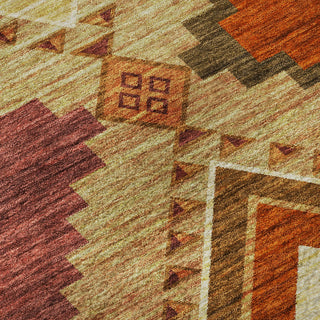 Addison Premium Washable Mayfield AMF177 Brown 3' x 5' Rug