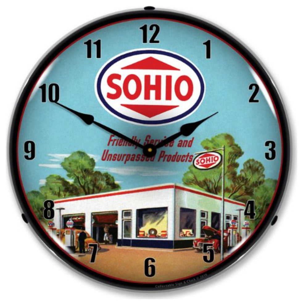 1906693 Sohio Gas Station Clock