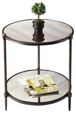 Butler Peninsula Mirrored Side Table