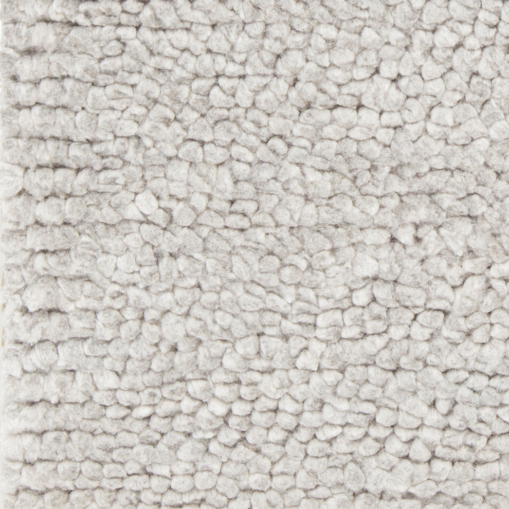 Mae Contemporary Area Rug, Silver, 5'x7'6"