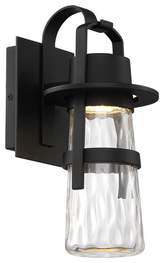 Balthus 14" LED Outdoor Wall-Light 3000K, Black