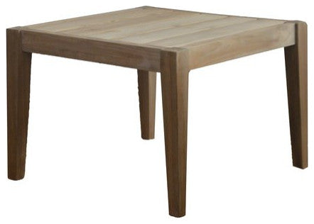 Clearwater Outdoor Patio Teak Sqaure Side Table