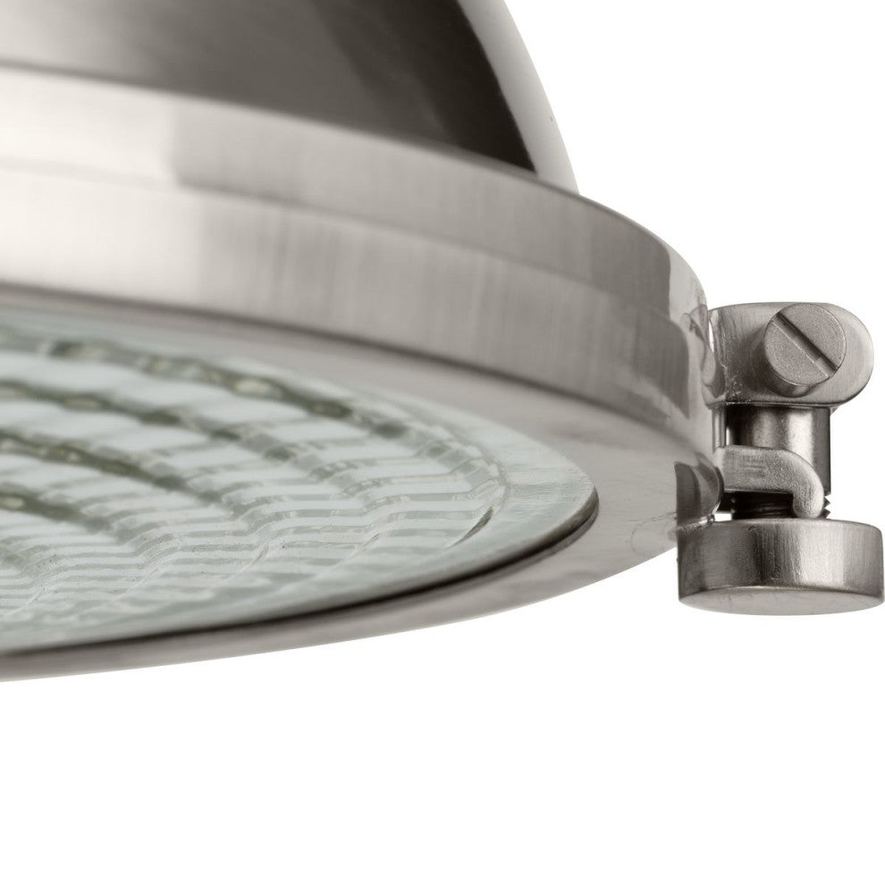 1-Light LED Pendant With LED Module, Brushed Nickel