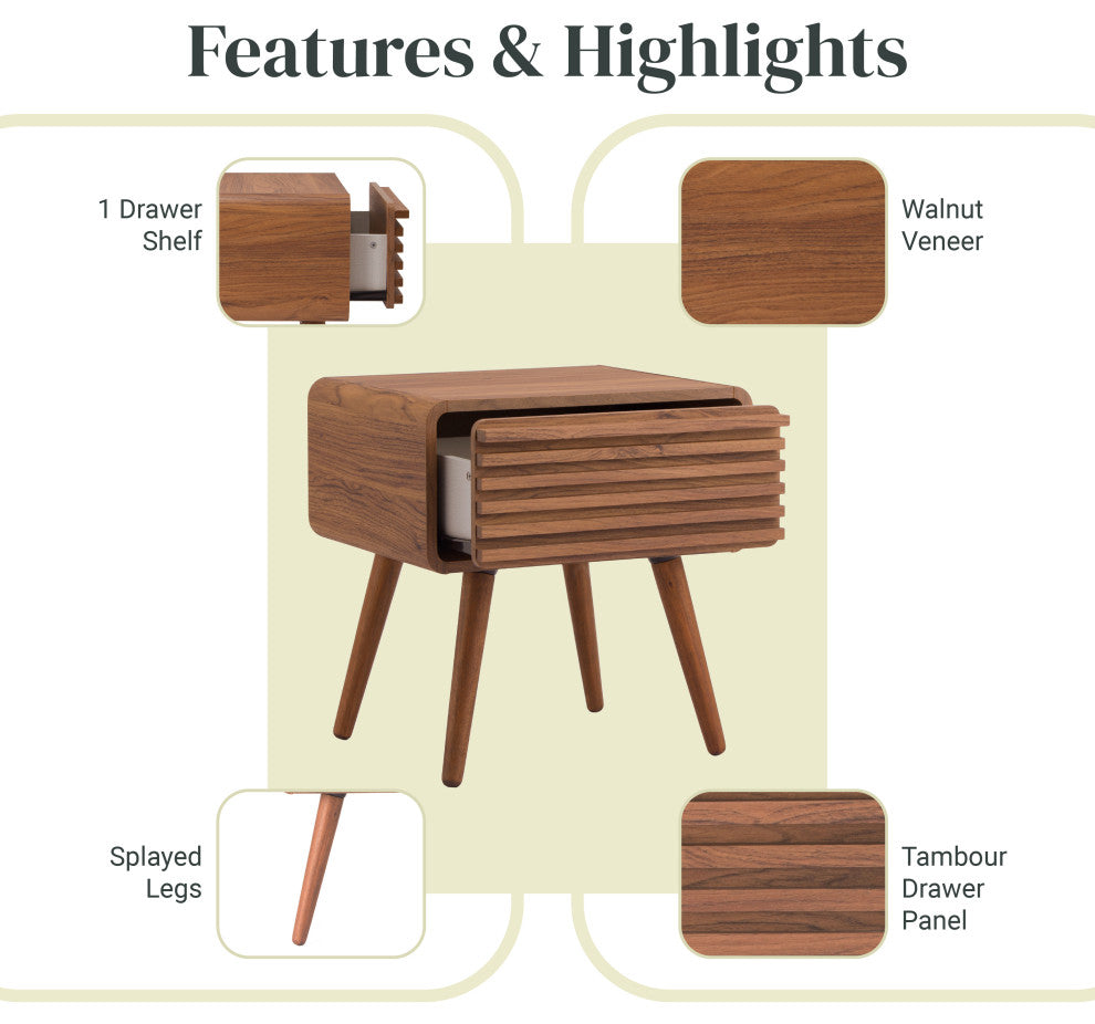 Wilson Slat Coffee/ End Table, End Table