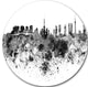 Tokyo Skyline, Cityscape Round Wall Art, 23"