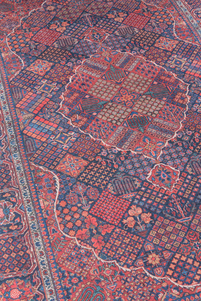 Momeni Afshar AFS10 Area Rug, Navy, 7'6"x9'6"