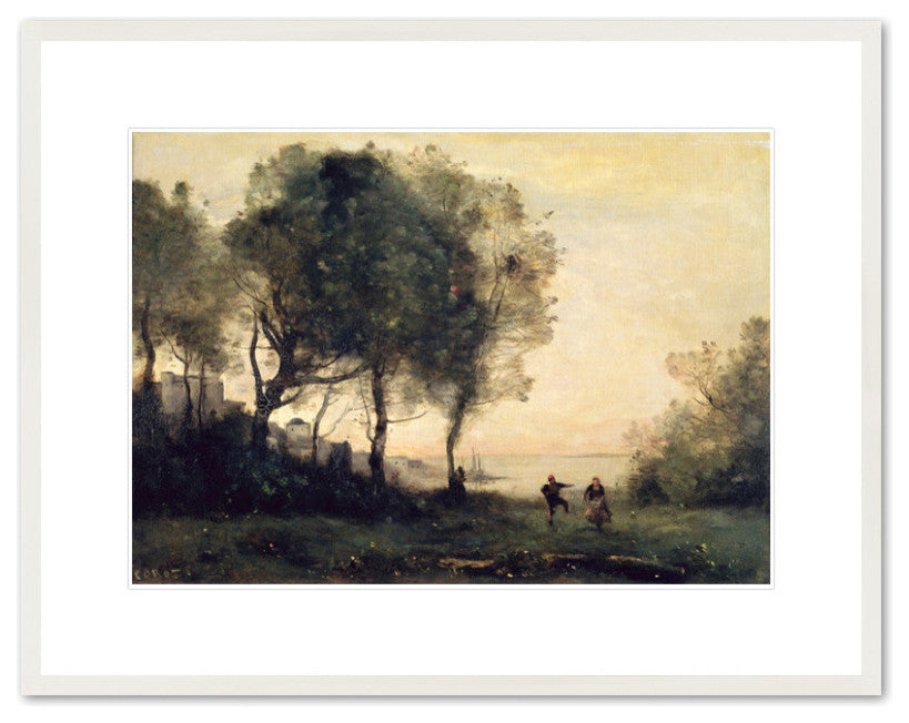 Souvenir of Italy (oil on canvas)