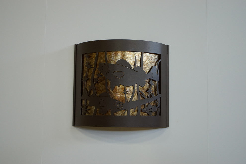 Walleye Decorative Sconce, Facing Left, 14"
