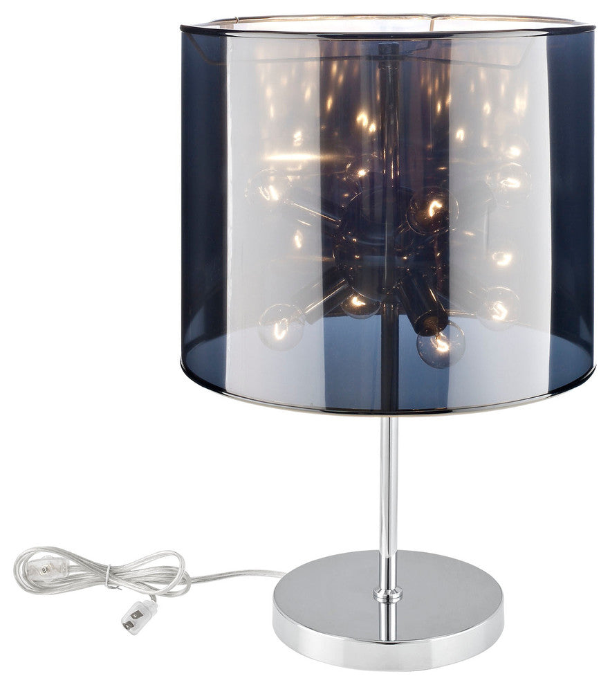 Modern Contemporary Living Room Table Lamp Silver