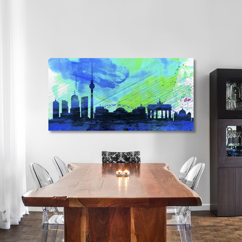 "Berlin City Skyline" Fine Art Print