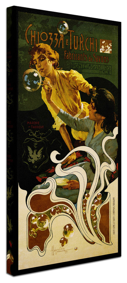 Vintage Lavoie 'Ads-0097-1899' Canvas Art, 16" x 32"