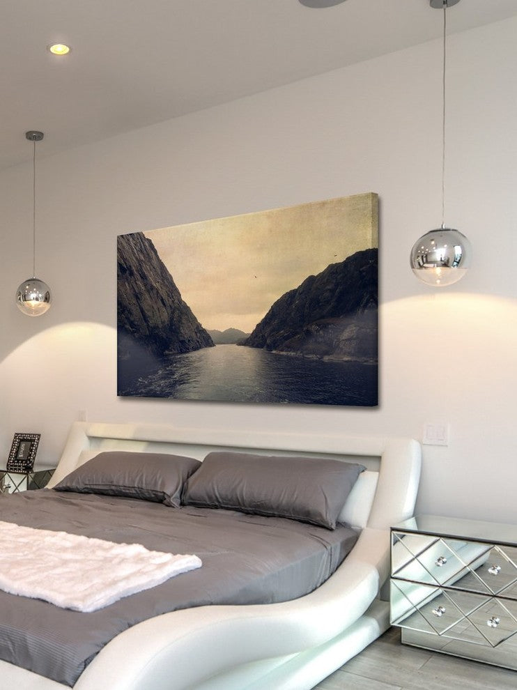 "Follow Your Heart" Print on Canvas by Ingrid Beddoes