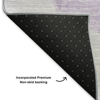 Premium Machine Washable Mayfield AMF636 Lilac 1'8" x 2'6" Rug