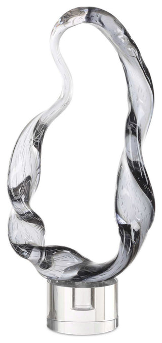 Uttermost Luminous Twist Glass Sculpture