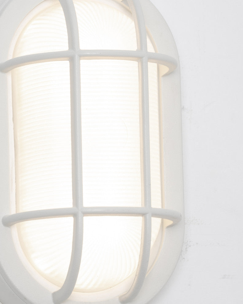 Cape LED Outdoor Sconce, White