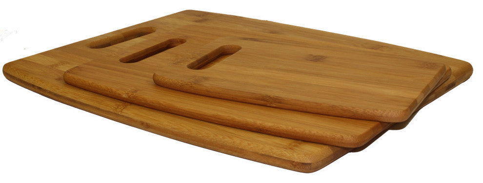 Oceanstar 3-Piece Bamboo Cutting Board Set CB1156