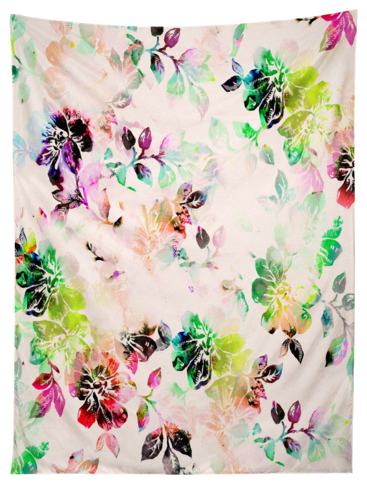Deny Designs Cayenablanca Romantic Flowers Tapestry
