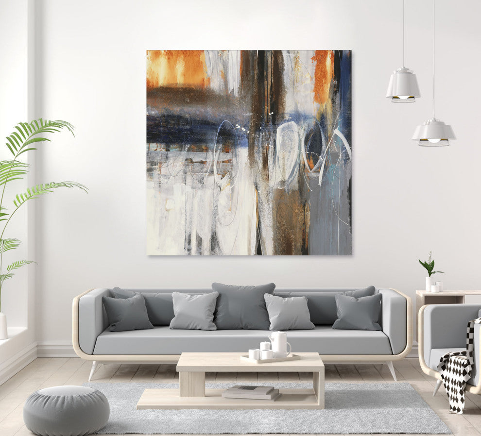 Back to the Future - 72 x 72 by Liz Jardine
