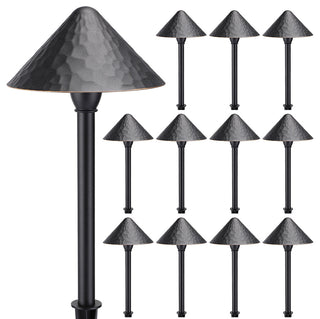 LEONLITE 12V 12-Pack LED 3W Landscape Lights, 3000K Warm White