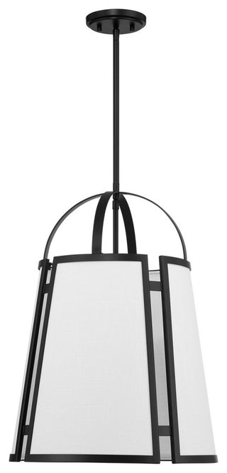 Chartwell 4-Light Pendant, Matte Black