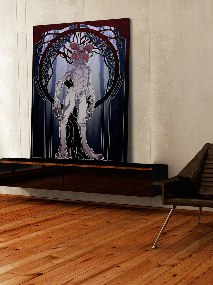 "Stranger Things Monster" Painting Print on Wrapped Canvas, 40"x60"