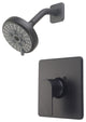 i4 Single Handle Shower Trim Set, Matte Black