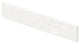 19" Vanity Top Right-Hand Side Splash, Natural White