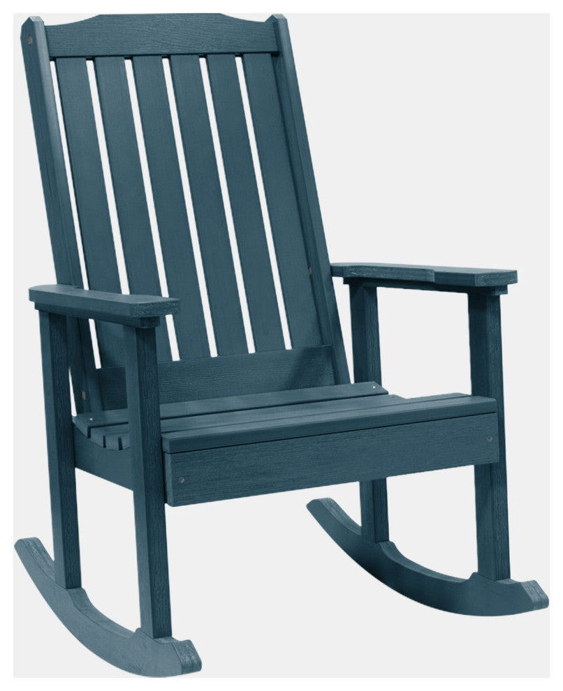 Linden Rocking Chair, Aquatic Blue