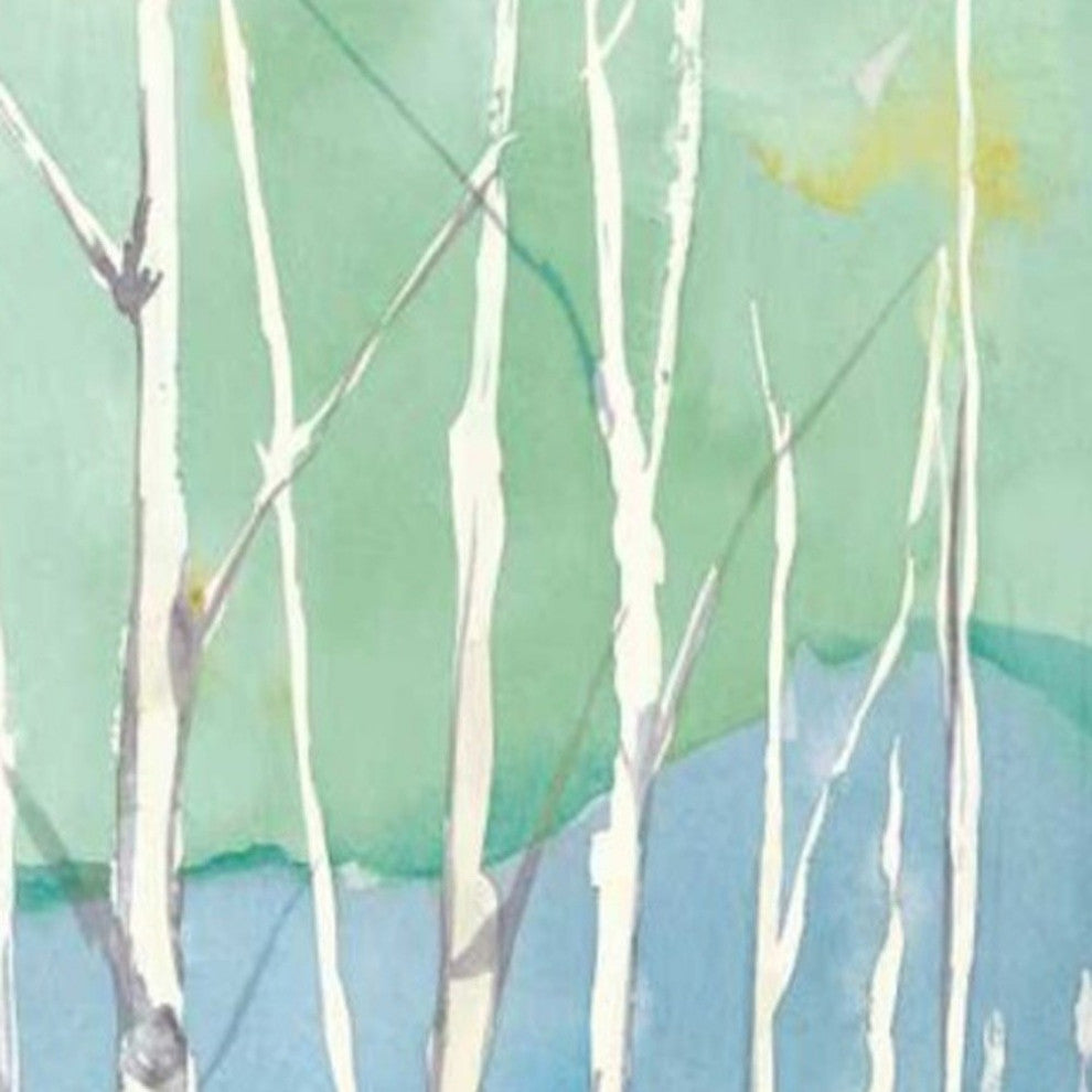 Watercolor Abstract Forest 2 Giclee Wrap Canvas Wall Art