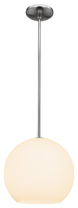 Access Lighting 23951 1 Light Down Lighting Pendant - Brushed Steel / Opal