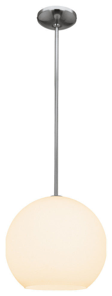 Access Lighting 23951 1 Light Down Lighting Pendant - Brushed Steel / Opal