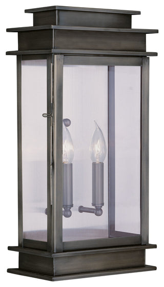 Princeton Outdoor Wall Lantern, Vintage Pewter