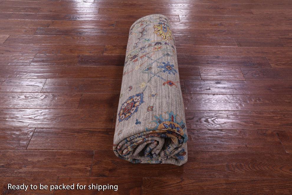 Handmade Persian Tabriz Wool Rug 6' 6" X 9' 8" Q9650