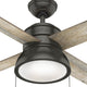 Hunter Fan Company 52" Loki Ceiling Fan With Light Kit, Noble Bronze