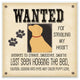 Wanted for Stealing My Heart Bulletin Style Art Wall Plaque