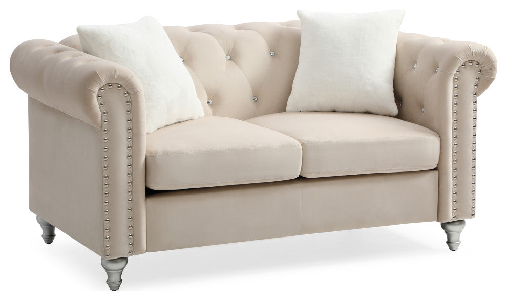 Raisa Loveseat, Beige