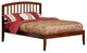 Richmond Open Foot Bed, Antique Walnut, Full