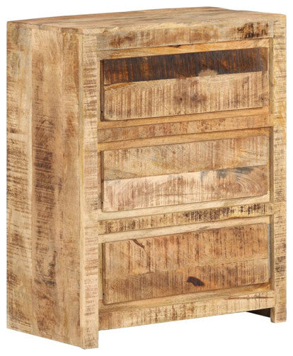 vidaXL Drawer Cabinet Chest of Drawers Sideboard Storage Solid Wood Mango