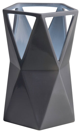Totem, Ceramic Portable, Gloss Gray, LED