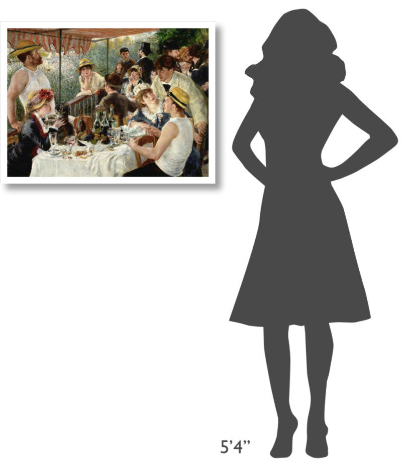 "Luncheon of the Boating Party" Print by Pierre-Auguste Renoir, 32"x24"
