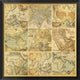 "Around the World I" Framed Canvas Giclee by Joannoo, 40x40"