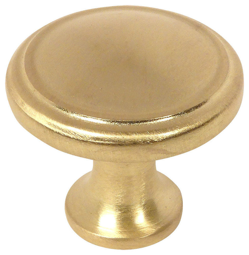 Cosmas 5982BB Brushed Brass Cabinet Knob, Set of 10