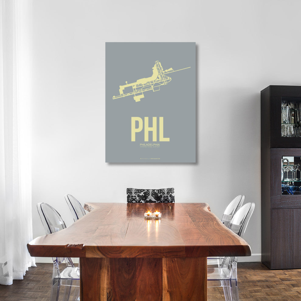 "PHL Philadelphia Poster 1" Fine Art Print