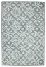 Boscage Penswick Area Rug, Blue, 5' x 7'6", Geometric