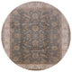 Ahgly Company Indoor Round Mid-Century Modern Area Rugs, 5' Round