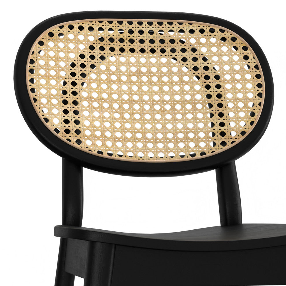 Rachel Dining Chair (Set of 2) in Black