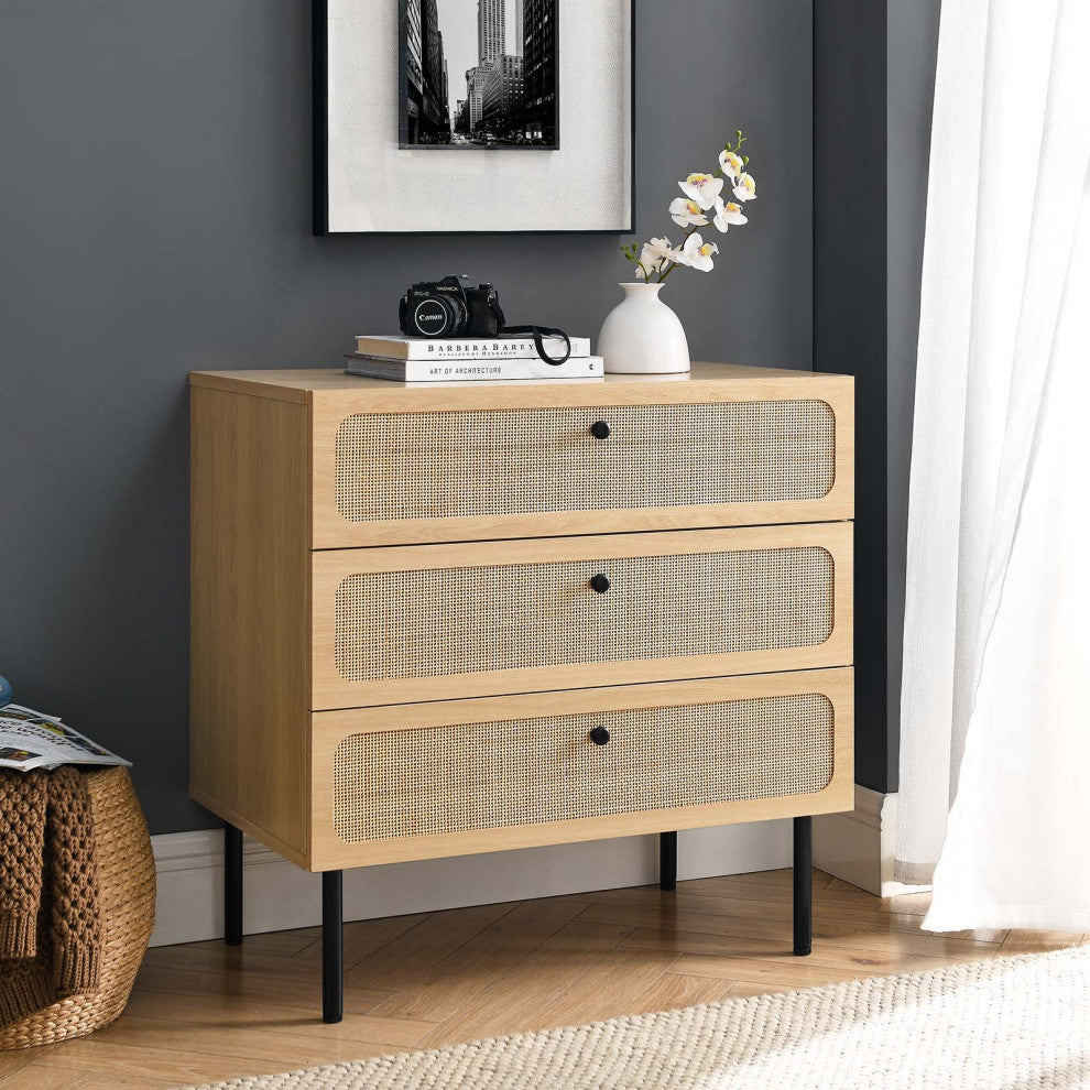 Chaucer 3-Drawer Chest, Oak