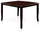 Furniture of America Arriane Wood Expandable Counter Dining Table in Espresso