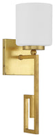 Quatrain 1-Light Wall Sconce, True Gold